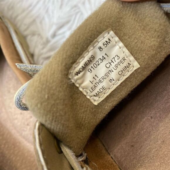 Sperry Angelfish Leopard Jacquard Slip-On Boat Shoes Women's Size 8.5 - Picture 10 of 10